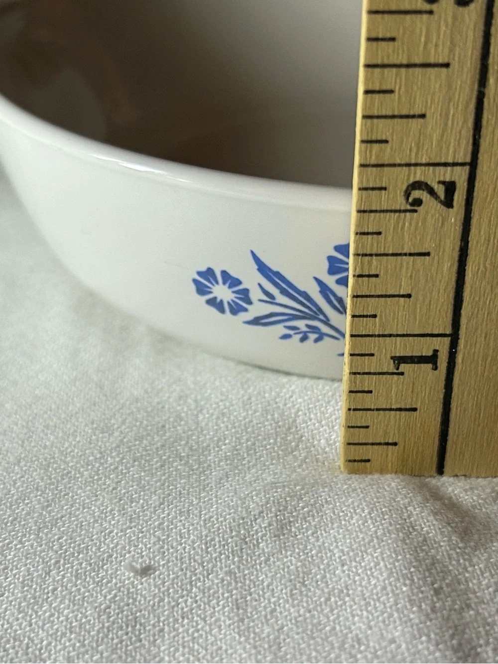 2 Corning Ware Blue Cornflower Ceramic Cooking Skillets 6 1/2” & 1-1/2 Pint